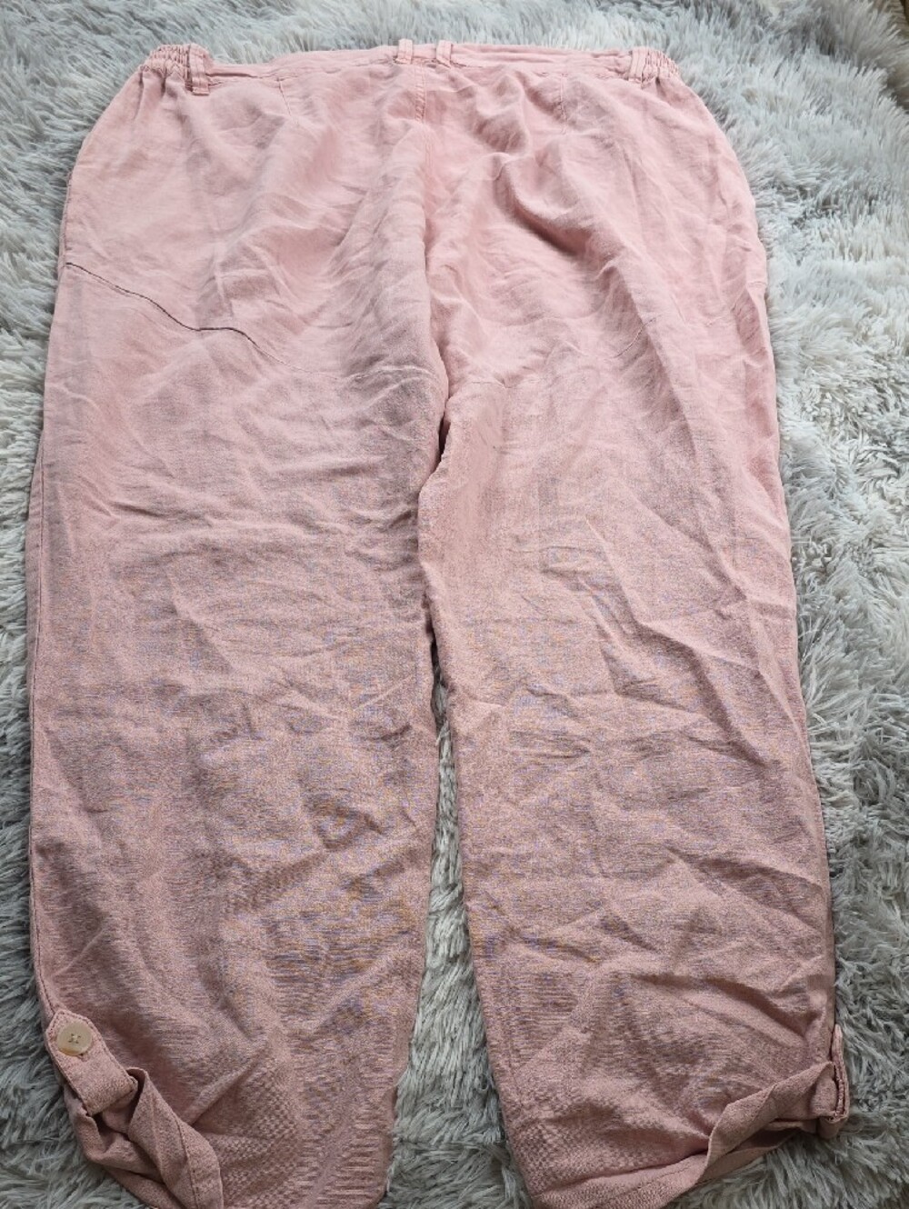 Rewash Pale Pink Drawstring Chinos - Picture 2 of 9